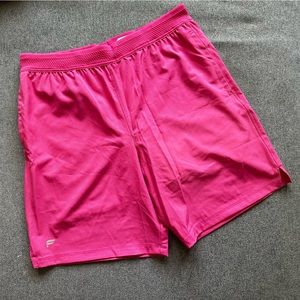 Size Medium Pink Fabletics Workout Shorts